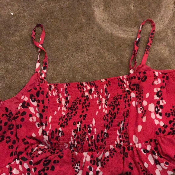 Torrid FUCHSIA PINK LEOPARD CHIFFON MIDI CAMI - Picture 6 of 6